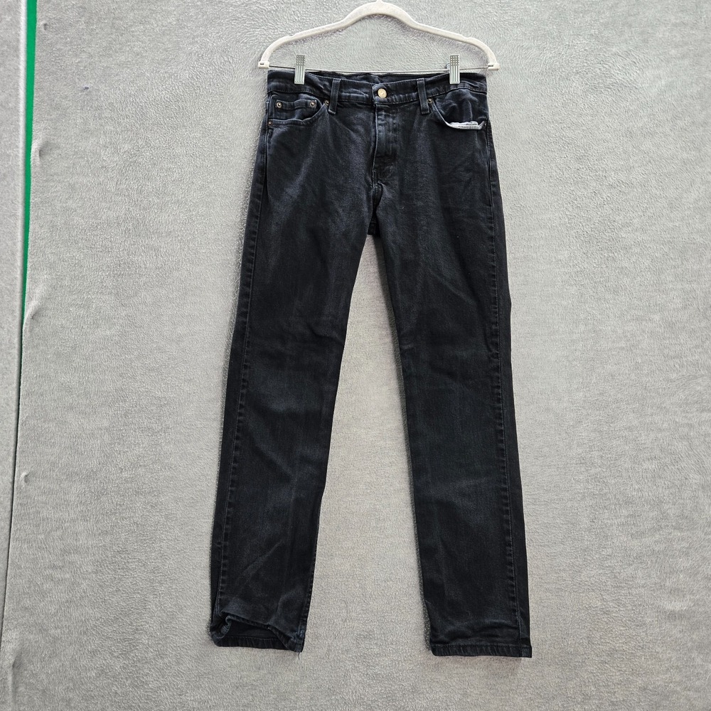Levi's 511 Men Jeans 30x30 Blue Denim Slim‎ Straight Pockets Mid Rise Dark Wash